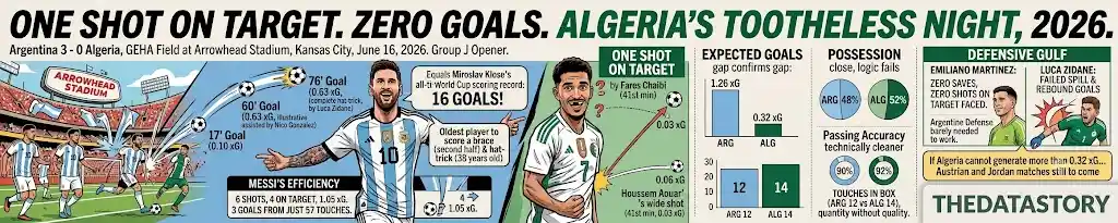Argentina vs Algeria 2026 Stats Behind Messi's Hat-Trick
