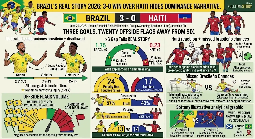 Brazil vs Haiti 2026 World Cup xG and Stats Breakdownb