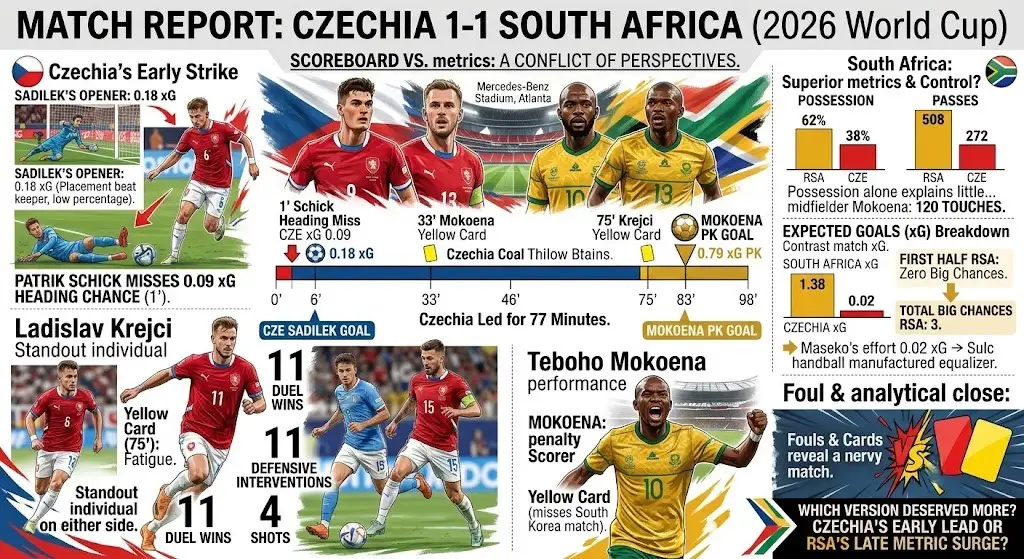 Czechia vs South Africa 2026 World Cup Stats Breakdown