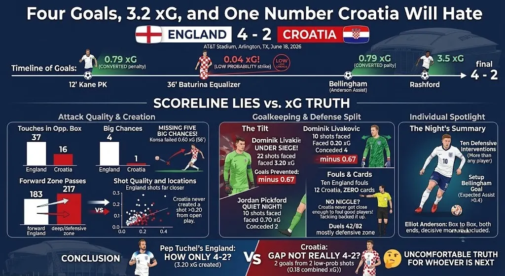 England vs Croatia 2026 World Cup The xG Gap Explained