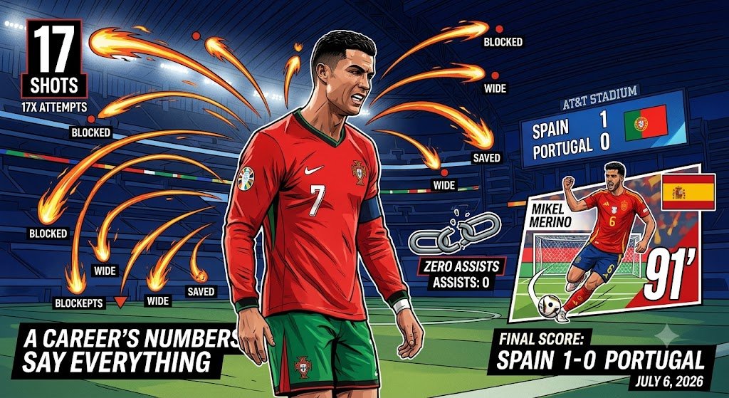 Portugal vs Spain 2026 World Cup Round of 16 Stats Breakdown